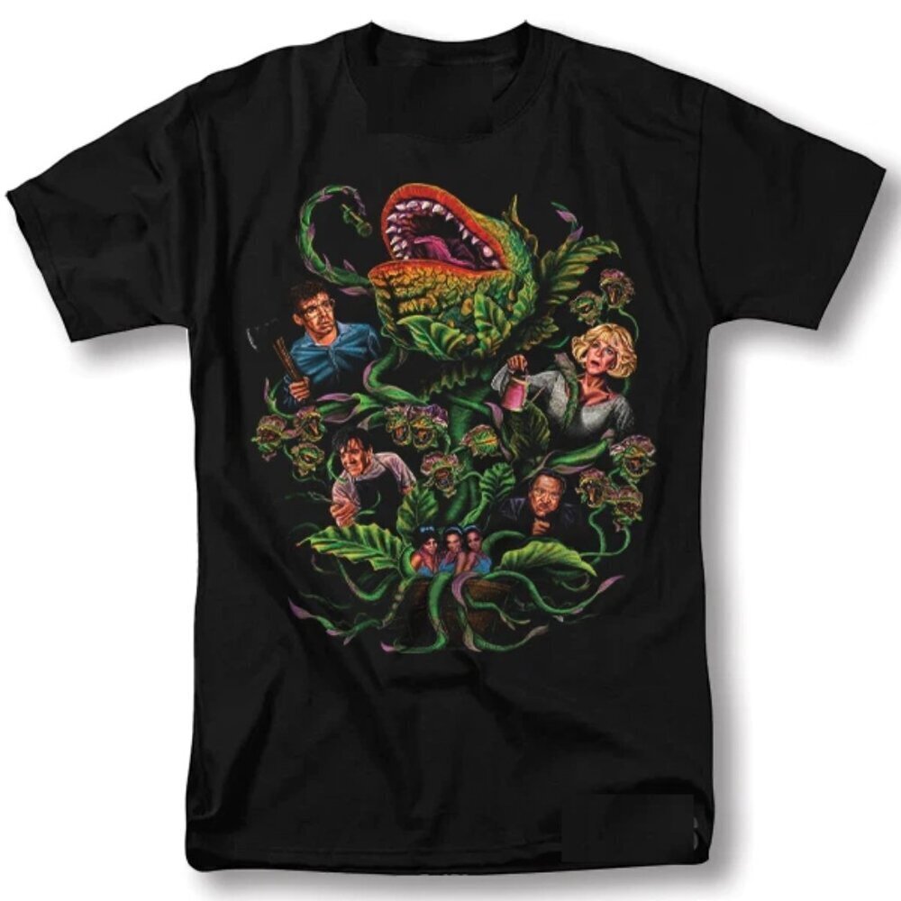 Little Shop of Horror Shirt Classic Horror Movie Graphic Design T-Shirt .